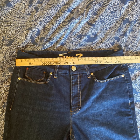 Seven 7 jeans Like New Dark wash jeans size 14 - Picture 8 of 10